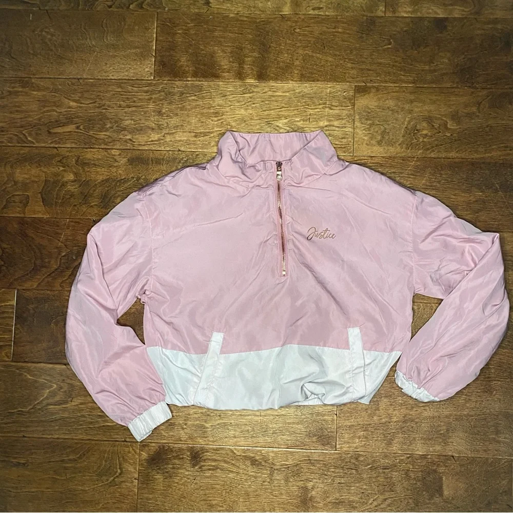 Girl’s Justice crop jacket - Picture 2 of 5